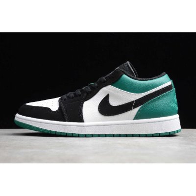 Nike Bayan Air Jordan 1 Low Yeşil / Siyah Basketbol Ayakkabısı Türkiye - FWU4RDSA